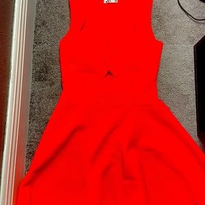Neón Orange cocktail dress for women